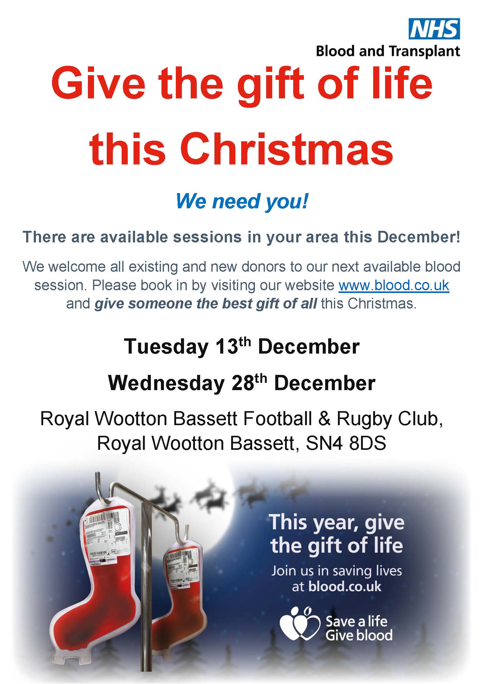 Blood Donations December