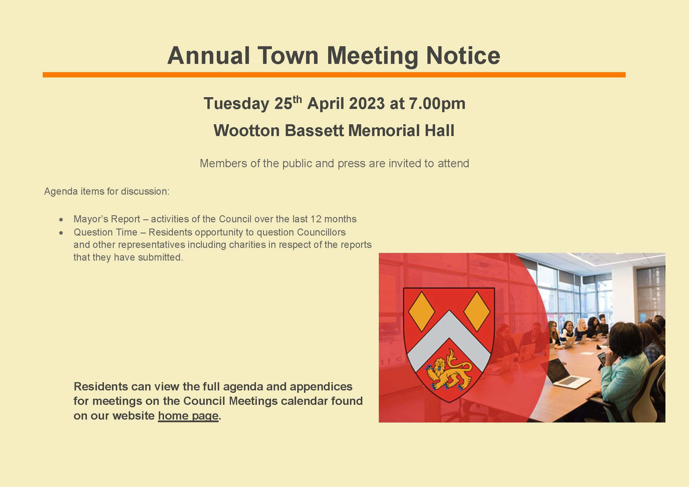 Annual Town Meeting 25 04 23