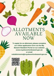 Allotment available now poster