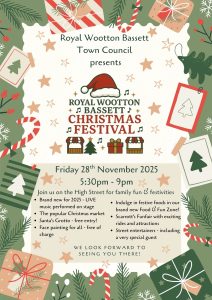 RWB Christmas Fest poster Royal Wootton Bassett Christmas Festival Poster
